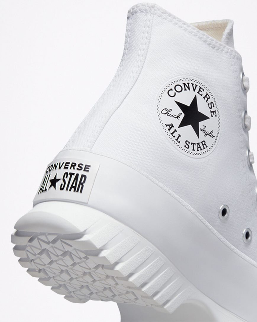 Tenisky Vysoke Converse Chuck Taylor All Star Lugged 2.0 Damske Biele Čierne | SK DPKQX6